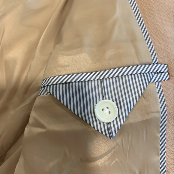 J. Crew Willa Women’s Wool Blend Camel Colored One Button Blazer Size 12 Chic - Picture 8 of 16